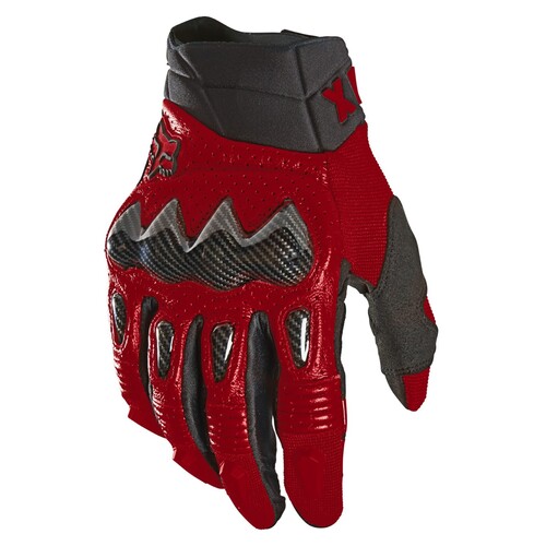 Fox Bomber Flame Red Gloves [Size:SM]