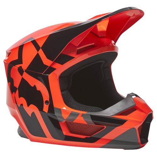 Fox V1 Lux Fluro Orange Helmet [Size:XS]
