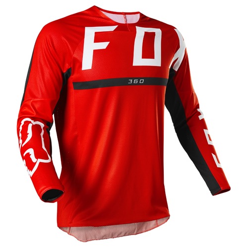 Fox 360 Merz Fluro Red Jersey [Size:SM]