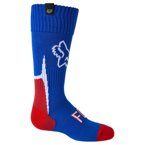Fox Cntro Blue Youth Socks [Size:SM]