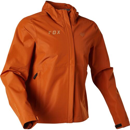Fox Legion Packable Orange Rain Jacket [Size:SM]