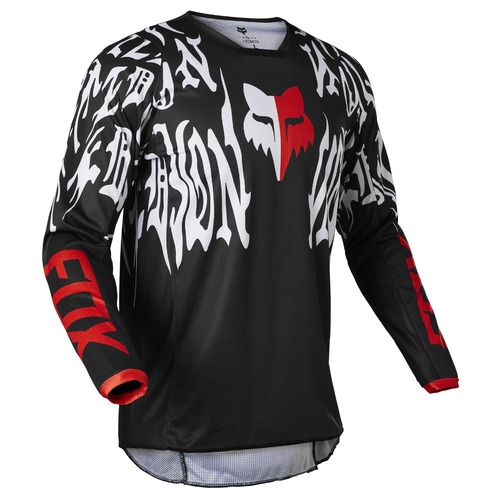Fox 180 Peril Black/Red Youth Jersey [Size:LG]