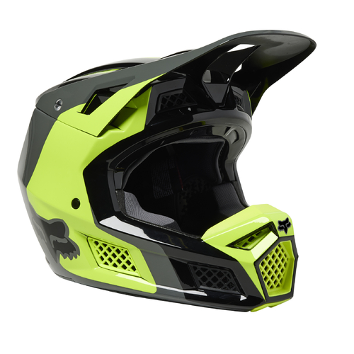 Fox 2023 V3 RS Efekt Fluro Yellow Helmet [Size:SM]