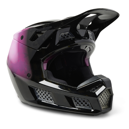 Fox 2023 V3 RS Detonate Black Helmet [Size:SM]