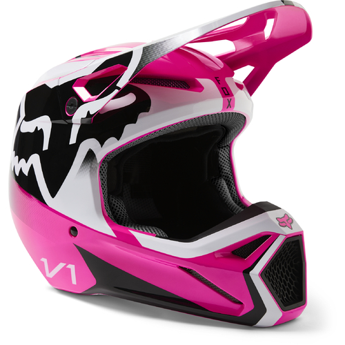 Fox 2023 V1 Leed Pink Helmet [Size:LG]
