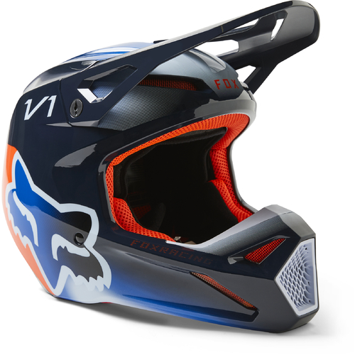 Fox 2023 V1 Toxsyk Midnight Helmet [Size:XS]