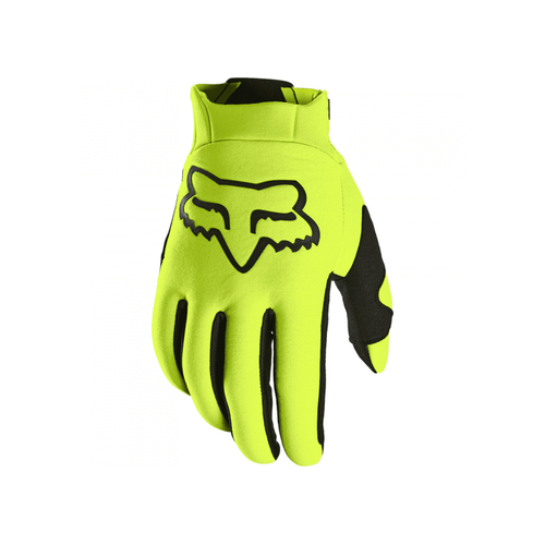 Fox 2023 Defend Thermo CE Off-Road Fluro Yellow Gloves [Size:SM]