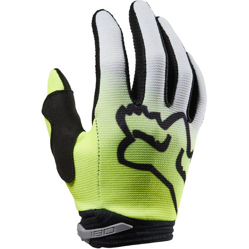 Fox 2023 180 Toxsyk Fluro Yellow Youth Gloves [Size:XS]