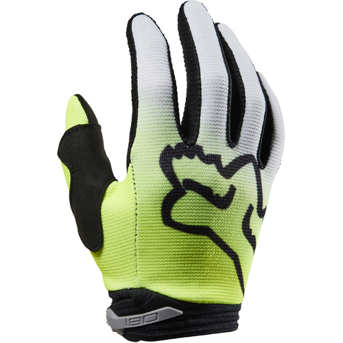 Fox 2023 180 Toxsyk Fluro Yellow Youth Gloves [Size:LG]