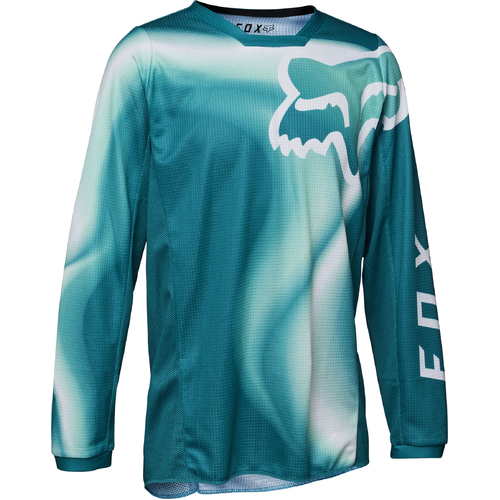 Fox 2023 180 Toxsyk Maui Blue Youth Girl Jersey [Size:MD]
