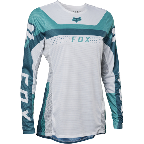 Fox 2023 Flexair Efekt Teal Womens Jersey [Size:XS]
