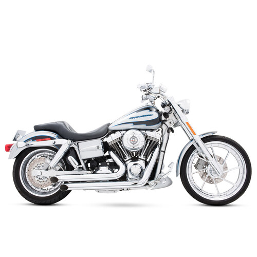 Freedom Performance Exhaust FPE-HD00019 Declaration Turnouts Exhaust System Chrome for Dyna 91-05