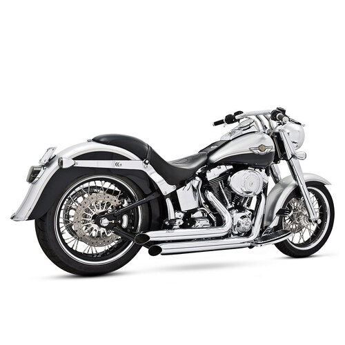 Freedom Performance Exhaust FPE-HD00034 Declaration Turnouts Exhaust System Chrome for Softail 86-17
