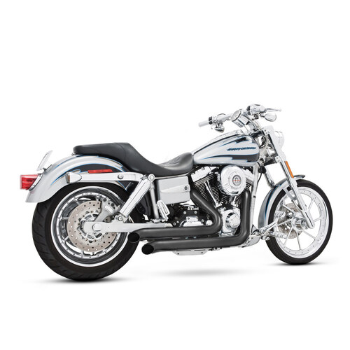 Freedom Performance Exhaust FPE-HD00047 Declaration Turnouts Exhaust System Black for Dyna 06-17