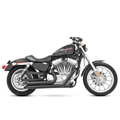 Freedom Performance Exhaust FPE-HD00405 Amendment Exhaust System Black for Sportster 04-Up