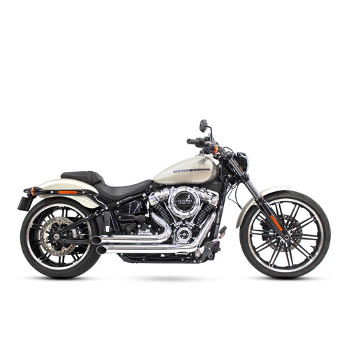 Freedom Performance Exhaust FPE-HD00739 Declaration Turnouts Exhaust System Chrome for Softail 18-Up