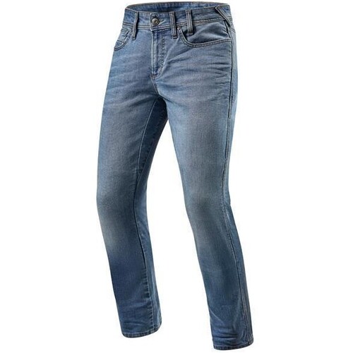 REV'IT! Brentwood SF Classic Blue Short Leg Jeans [Size:36]