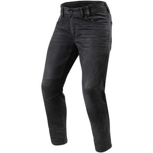 REV'IT! Detroit TF Dark Grey Standard Leg Jeans [Size:28]