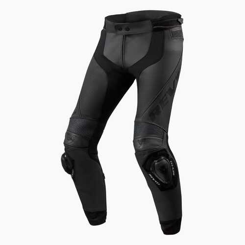 REV'IT! Apex Black Standard Leg Leather Pants [Size:46]