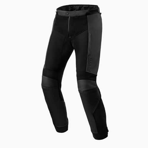 REV'IT! Ignition 4 H2O Black Short Leg Textile Pants [Size:52]