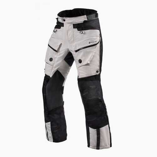 REV'IT! Dominator 3 GTX Silver/Black Short Leg Pants [Size:MD]