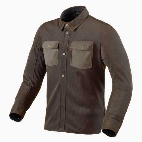 REV'IT! Tracer Air 2 Brown Overshirt [Size:SM]