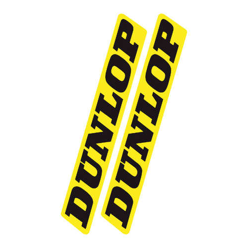 Factory Effex Fork/Swingarm Dunlop Yellow/Black Stickers