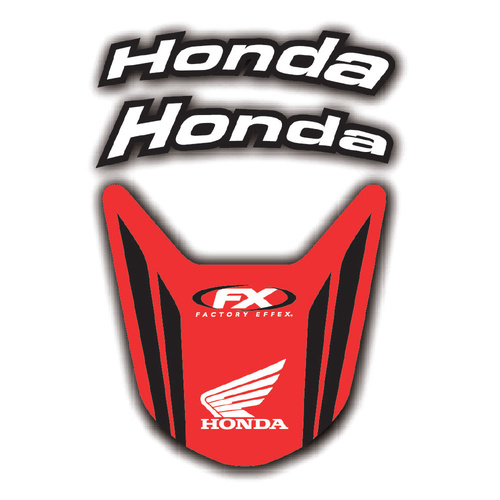 Factory Effex Front Fender Tip Decal for Honda CR125/250/500 86-99