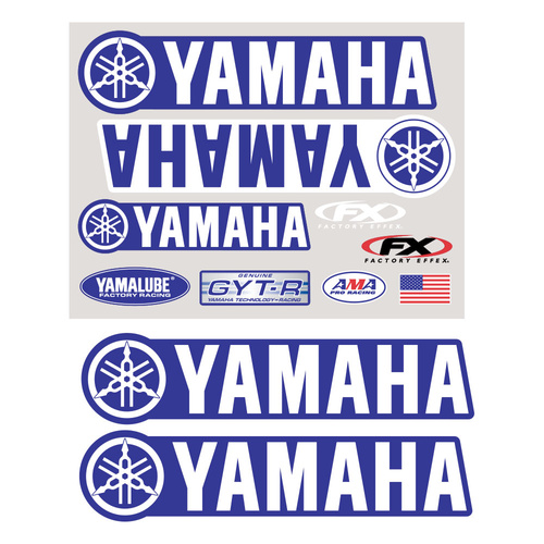 Factory Effex Yamaha Iron-On Rider Gear Kit