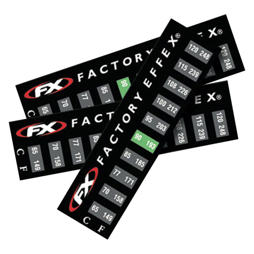 Factory Effex Temp Stickers (3 Pack)