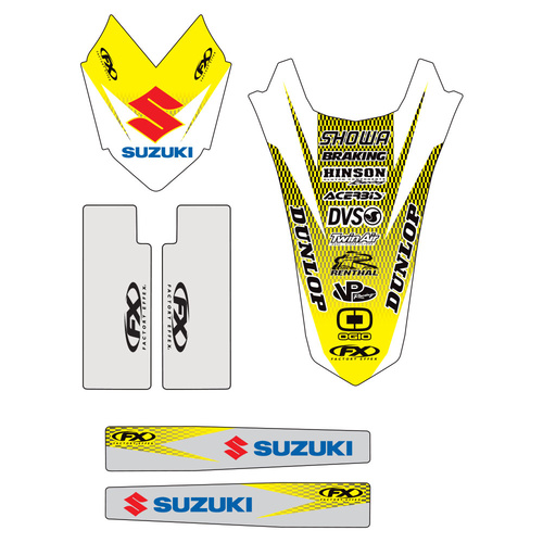 Factory Effex 14-50424 Trim Kit for Suzuki RM-Z250 07-09