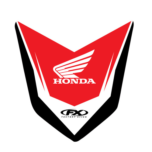 Factory Effex Front Fender Tip Decal for Honda CRF250 10-13/CRF450 09-12