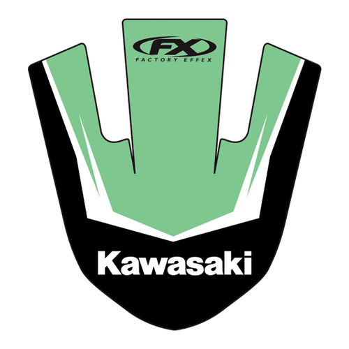 Factory Effex Front Fender Tip Decal for Kawasaki KX 80/85/100 90-13