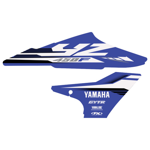 Factory Effex OEM 2018 Relpica Shroud Decals for Yamaha  YZ125/250 15-19