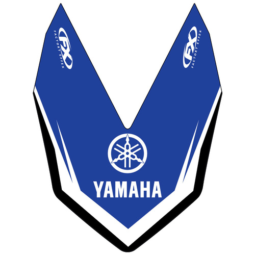 Factory Effex Front Fender Tip Decal for Yamaha YZ250F 19-20/YZ450F 18-20
