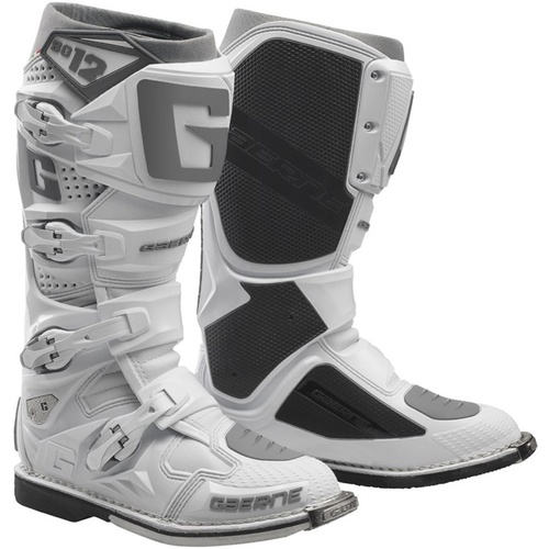 Gaerne SG-12 White/Grey Boots [Size:9]