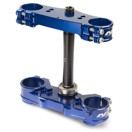 Neken Standard Triple Clamp Complete Set w/22mm Offset Blue for Husqvarna TC/FC 125/250/350/450 15-19