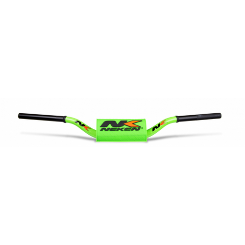 Neken Radical Design Handlebar 85cc Low (Conical Design/Length 754mm/Height 102mm/Sweep 70mm) Fluro Green w/Fluro Green Pad