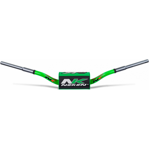 Neken SFH Handlebar (Smooth Feeling/Length 820mm/Height 118mm/Sweep 74mm) Green w/Green/Black Pad