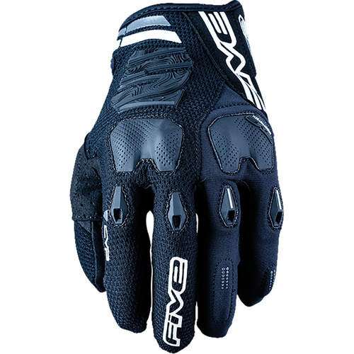 Five E2 Enduro Black Gloves [Size:SM]