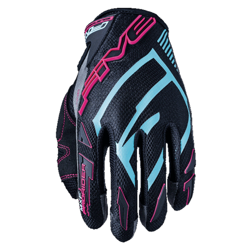 Five MXF Prorider S Grey/Blue/Pink Womens Gloves [Size:XS]