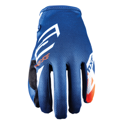 Five MXF4 Scrub Blue/Orange Gloves [Size:SM]