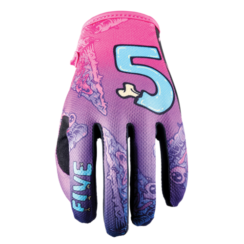 Five MXF4 Slice Purple Kids Gloves [Size:XS]