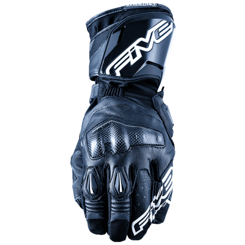 Five RFX Waterproof Black Gloves [Size:SM]