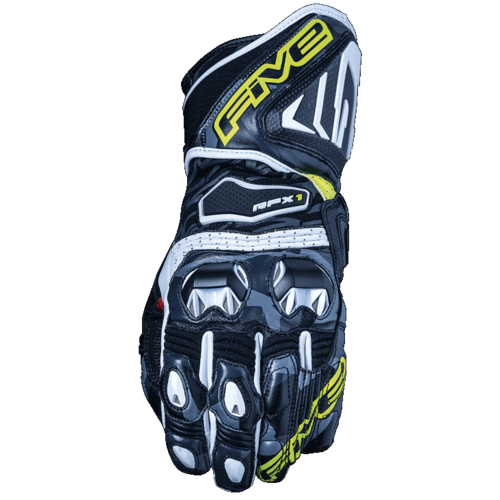 Five RFX1 Replica Camo/Fluro Yellow Gloves [Size:SM]