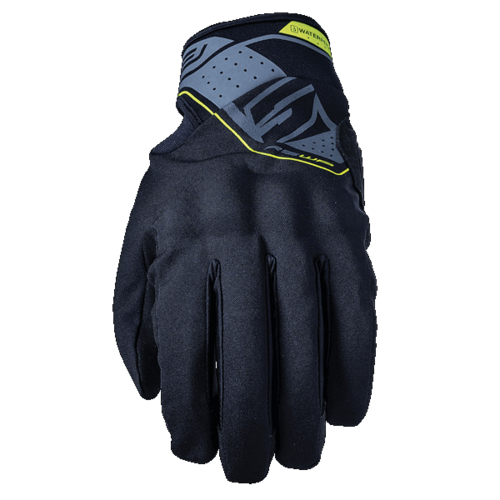 Five RS WP Black/Fluro Yellow Gloves [Size:SM]