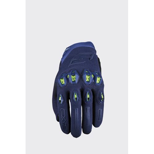 Five Stunt Evo 2 Night Blue/Yellow Gloves [Size:SM]