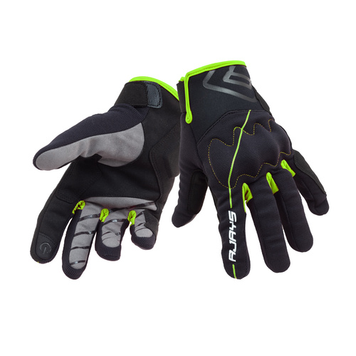 Rjays Twist Black/Yellow Gloves [Size:SM]
