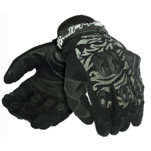 Rjays Skid Black/Grey Womens Gloves [Size:XS]