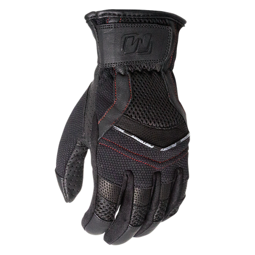 MotoDry Summer Black Gloves [Size:MD]
